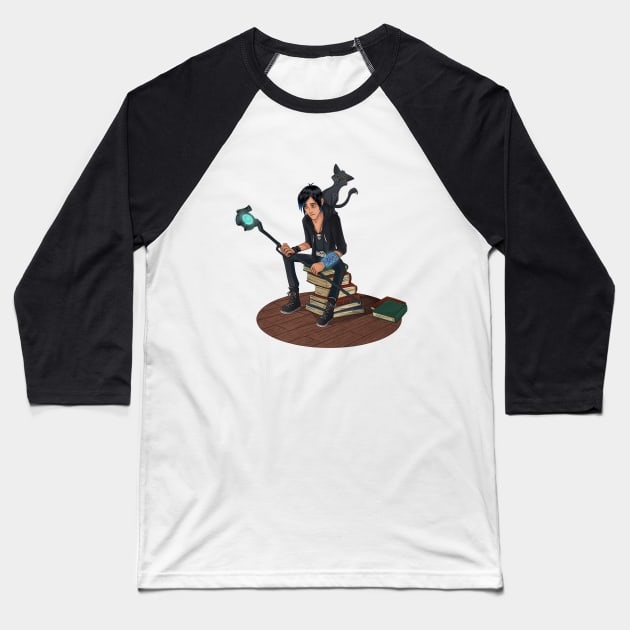 Douxie Baseball T-Shirt by LadyCerbero